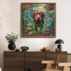 Pond Puppy Jigsaw Puzzle 1000 Pieces