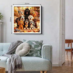 Puppy Family Portrait Jigsaw Puzzle 1000 Piece