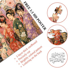 Kimono Maidens Jigsaw Puzzle 1000 Piece