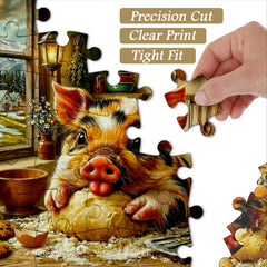 Piggy Chef Jigsaw Puzzle 1000 Pieces