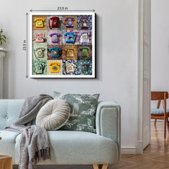 Retro Telephone Collage Jigsaw Puzzle 1000 Pieces