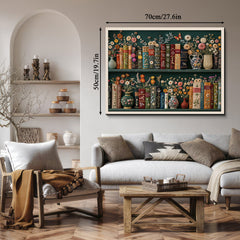 Puzzles de 1000 pièces Blooming Bookshelf