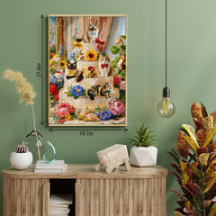 Cat Feast Puzzle de 1000 pièces