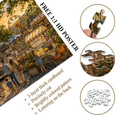 Small Town Fair Jigsaw Puzzle 1000 Piece