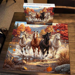 Autumn Horse Gallop Jigsaw Puzzle 1000 Pieces