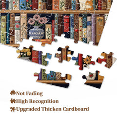 Cat’s Floral Library Jigsaw Puzzle 1000 Pieces