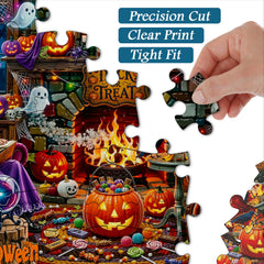 Halloween Hearth Jigsaw Puzzle 1000 Pieces