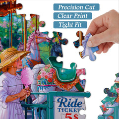 Candyfloss and Carousel Jigsaw Puzzle 1000 Pieces