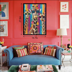 Puzzle en tissu girafe 1000 pièces