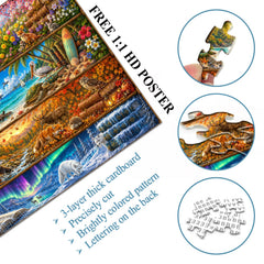 Seasons on the Shelf Jigsaw Puzzle 1000 Pieces