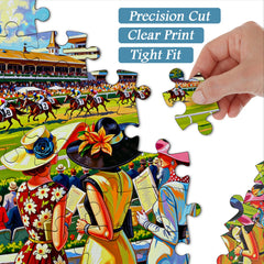 Horse Racing Event Jigsaw Puzzle 1000 Pieces