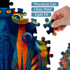 Vivid Dream Cats Jigsaw Puzzle 1000 Pieces