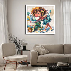 Housework Disaster Scene Jigsaw Puzzle 1000 Pieces