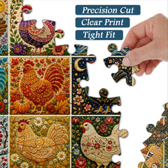 Colorful Fowls Jigsaw Puzzle 1000 Piece