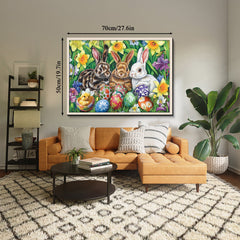 Kaninchenparadies-Puzzle 1000 Teile