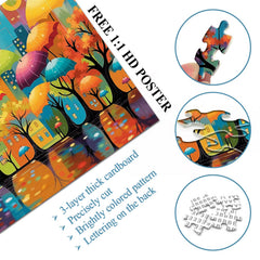Urban Umbrella Forest Jigsaw Puzzle 1000 Pieces