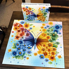 Puzzle en forme d'ailes de fleur 1000 pièces