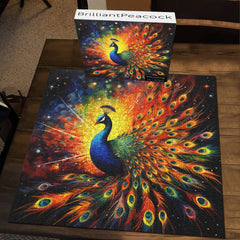 Brilliant Peacock Puzzle 1000 Teile