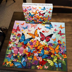 Puzzle en bois de jardin de papillons 1000 pièces