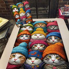 Puzzle fantastique de chat avec chapeau 1000 pièces