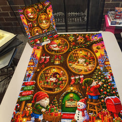 Christmas Gnome Village Jigsaw Puzzle 1000 Piece