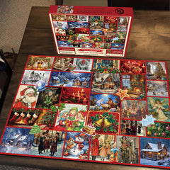 Puzzle en bois de Noël 1000 pièces
