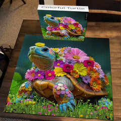 Casse-têtes Tortue Colorée 1000 Pièces