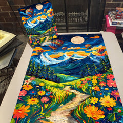 Puzzle Jigsaw Champ de Fleurs Rêve 1000 Pièces