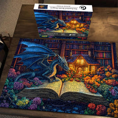 Verzaubertes Buch Drachen Puzzle 1000 Teile
