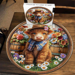 Floral Cute Calf Jigsaw Puzzle 1000 Pieces