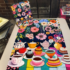Puzzles de 1000 pièces Fête du Thé Florale