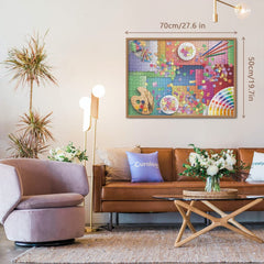 Unmögliches Farbverlauf-Puzzle, 1000 Teile