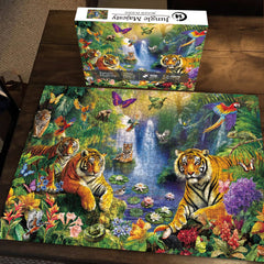 Puzzle de la Majesté de la Jungle 1000 pièces