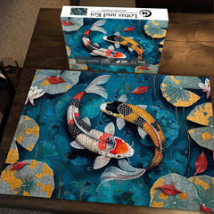 Lotus und Koi Puzzle 1000 Teile
