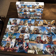 Meow US Puzzle Jigsaw Autoportrait 1000 Pièces