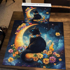 Moonlight & Whiskers Jigsaw Puzzle 1000 Pieces