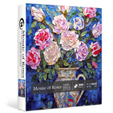 Mosaik aus Rosen Puzzle 1000 Teile