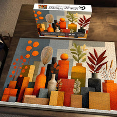 Orange Whisper Puzzle de 1000 pièces