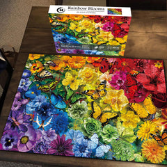 Regenbogenblüten-Puzzle, 1000 Teile