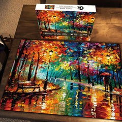 Puzzle „Regenspaziergang“ 1000 Teile