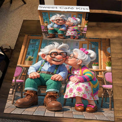 Sweet Café Kiss Jigsaw Puzzle 1000 Pieces