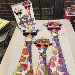 Les puzzles de la famille girafe 1000 pièces