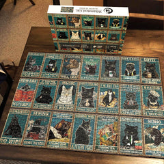 Skurriles Katzen-Puzzle, 1000 Teile