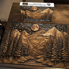 Puzzles en bois de la forêt 1000 pièces