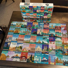 Puzzle Jigsaw de Voyage des Monuments du Monde 1000 Pièces
