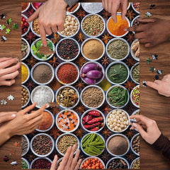 Fun Spice Platter Jigsaw Puzzle 1000 Pieces