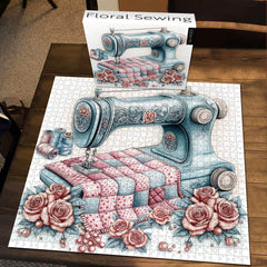 Blumen-Näh-Puzzle 1000 Teile