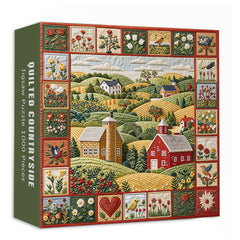 Quilted Countryside Jigsaw Puzzle 1000 Pieces