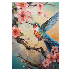 Hummingbird in Bloom Jigsaw Puzzles 1000 Pieces