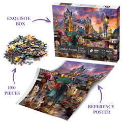 London Avenue Jigsaw Puzzle 1000 Pieces